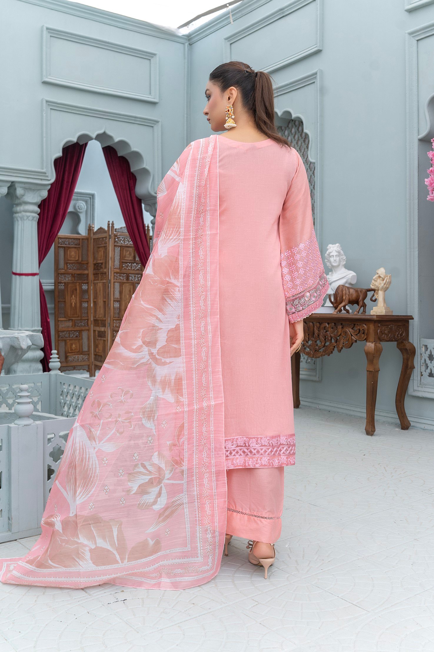 K55 peach cotton umar boutique (1)