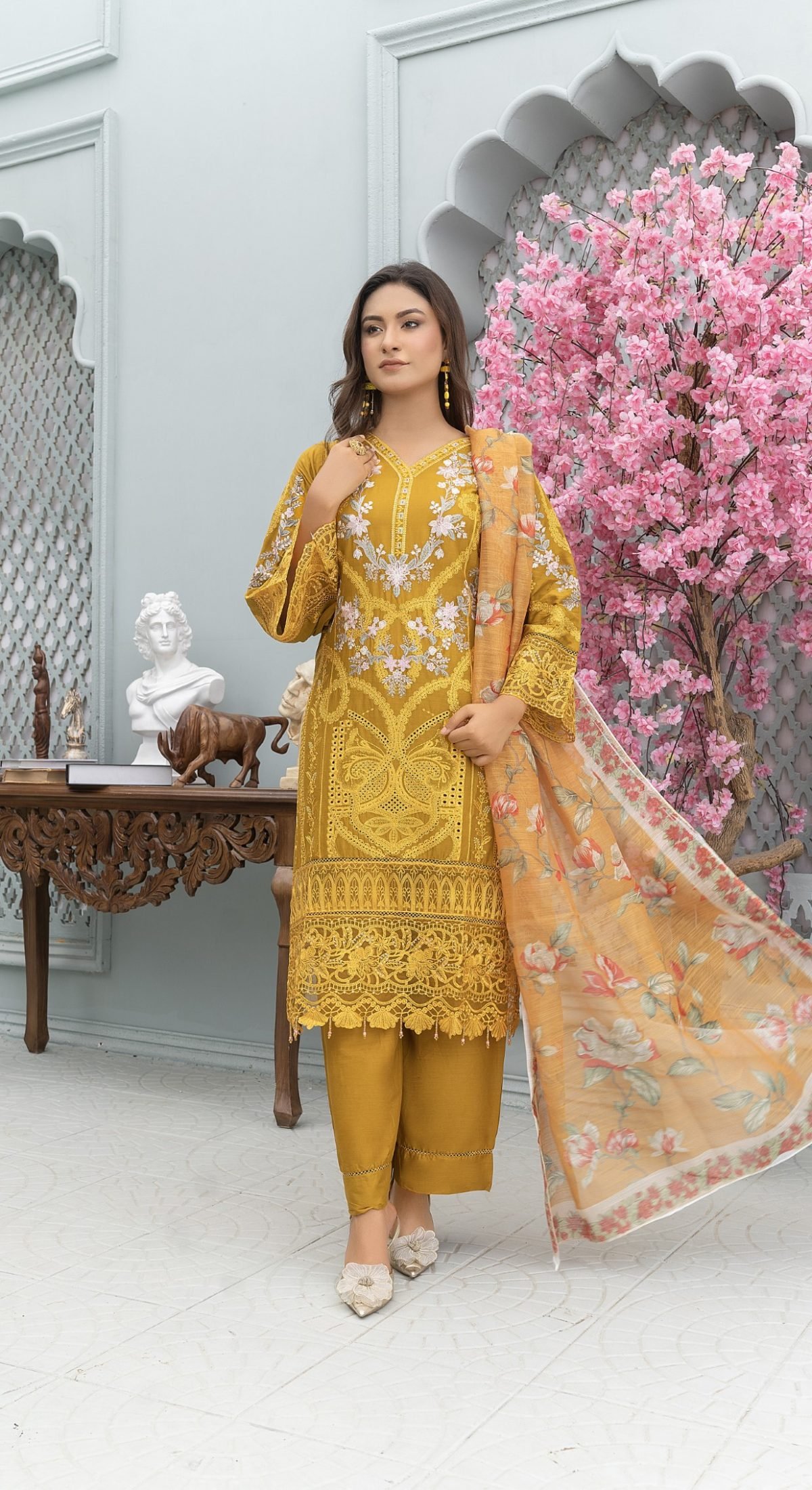 K49 Mustard cotton umar boutique (2)