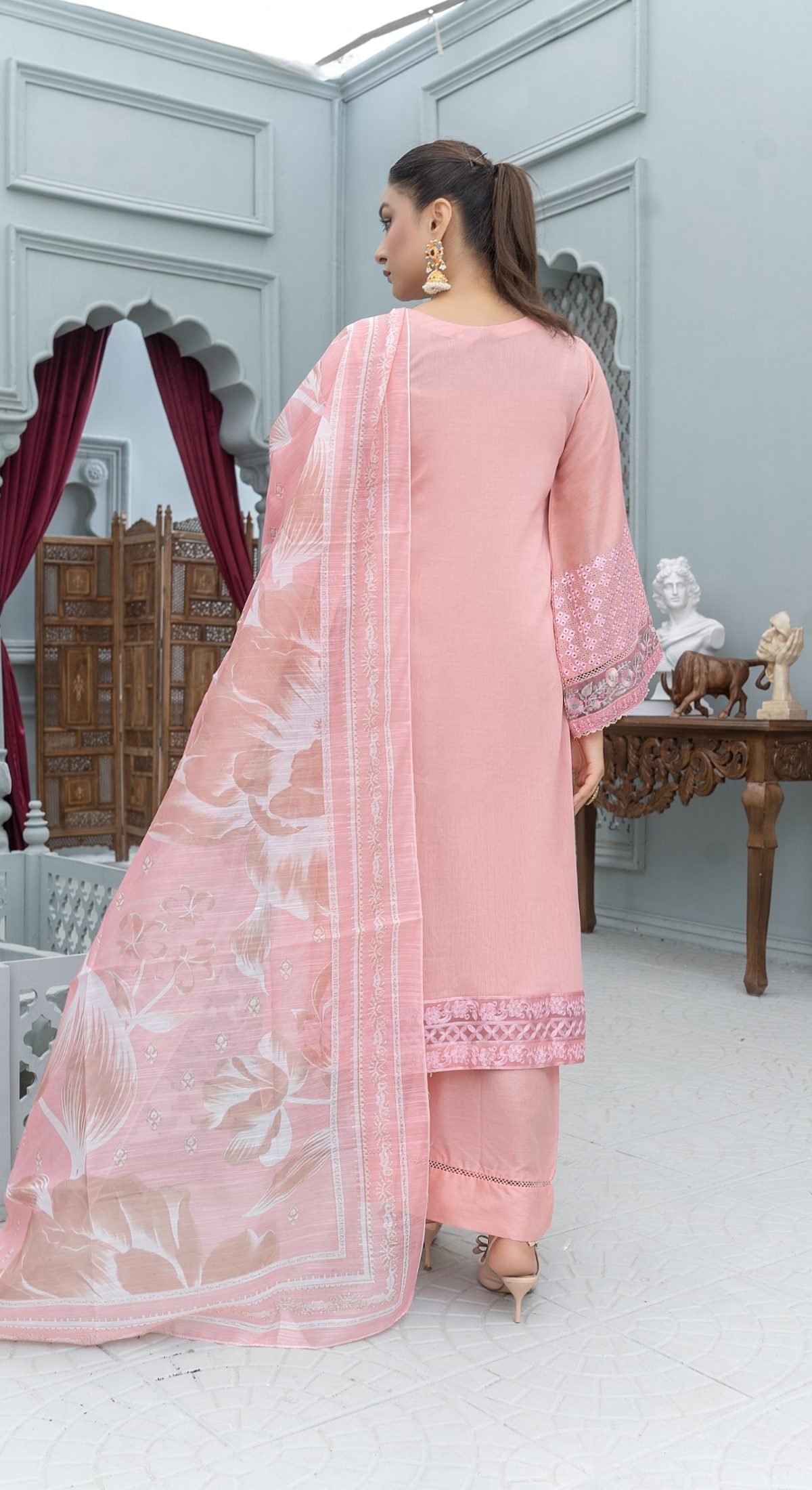 K55 peach cotton umar boutique (1)