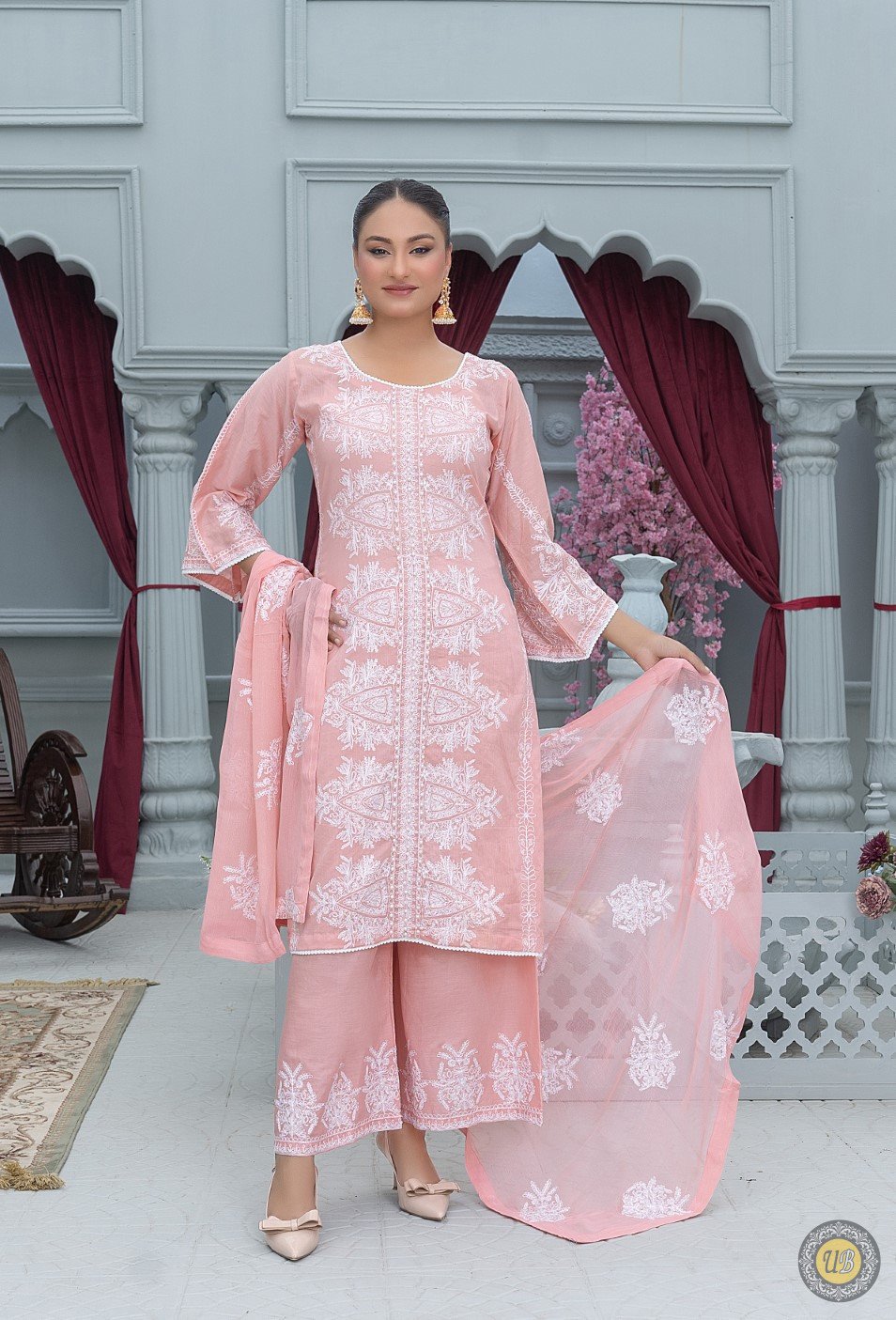 K47 Peach colour cotton umarboutique (3)