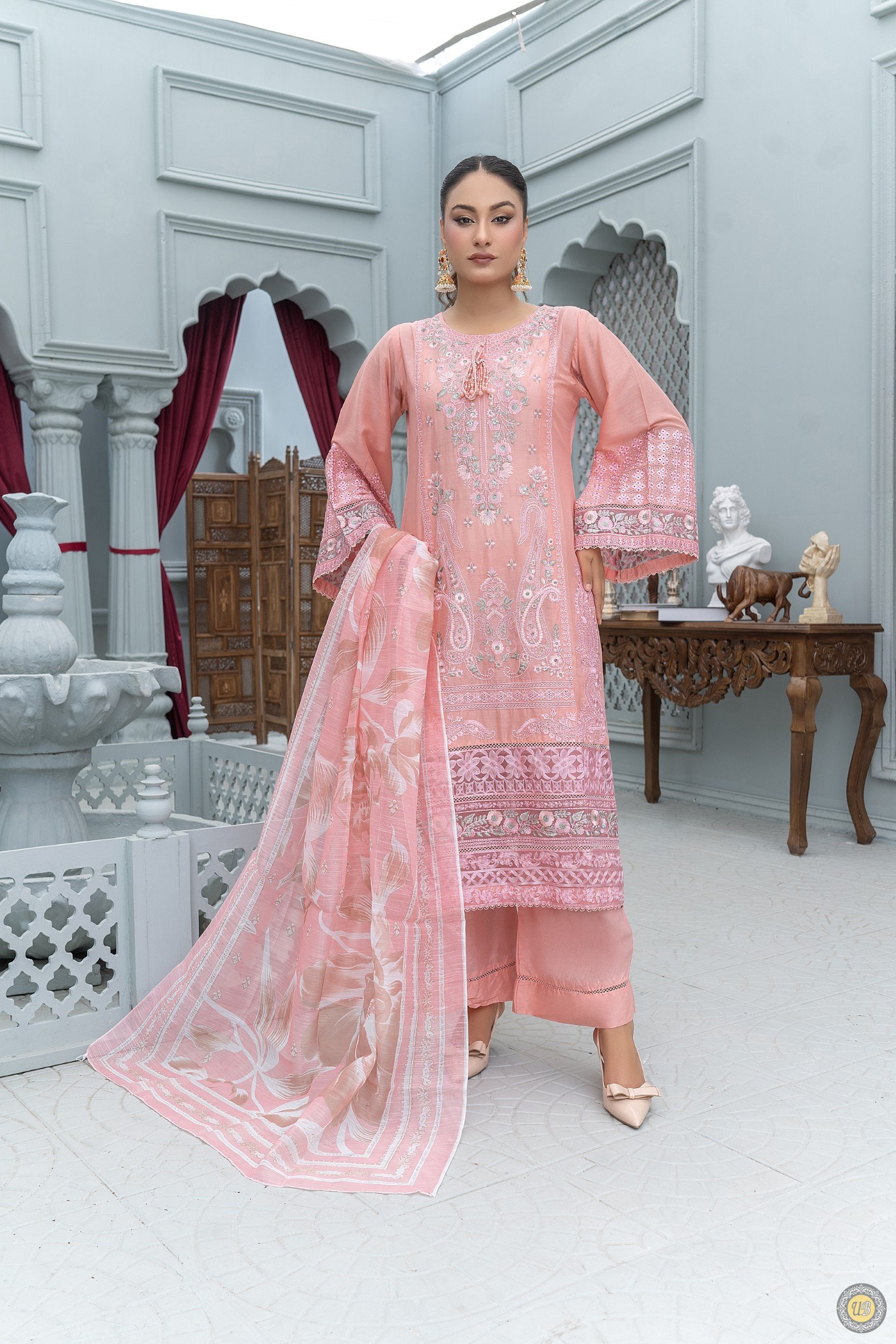 K55 peach cotton umar boutique (2)